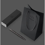 Stylo roller Parker IM Monochrome  Gris acier  encre noire  Coffret cadeau