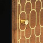 vidaXL Armoire latérale 80x33x75 cm bois massif de manguier