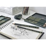 Étui de 5 crayons graphite Castell 9000 Jumbo HB 2B 4B 6B 8B FABER-CASTELL