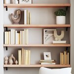 vidaXL Étagère murale 80x30x(2-4) cm bois de chêne massif non traité
