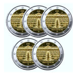 2 euros commémoratives Allemagne 2020 Brandebourg - les 5 ateliers.