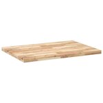 vidaXL Dessus de bureau non traité 80x70x4 cm bois d'acacia massif