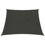 vidaXL Voile d'ombrage 160 g/m² Anthracite 3/4x2 m PEHD