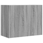 vidaXL Armoire murale sonoma gris 75x35x60 cm bois d'ingénierie