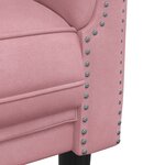 vidaXL Ensemble de canapés 2 Pièces rose velours