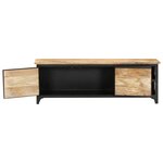 vidaXL Meuble TV 120x30x40 cm Bois massif de manguier