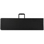 Perel Banc pliable avec motif d'osier Noir FP160R
