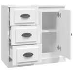 vidaXL Buffet blanc 70x35 5x67 5 cm bois d'ingénierie
