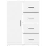 vidaXL Buffet blanc 59x39x80 cm bois d'ingénierie