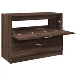 vidaXL Armoire d'évier chêne marron 78x37x59 cm bois d'ingénierie