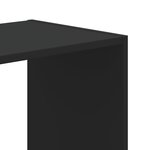 vidaXL Bibliothèque noir 102x32x108 cm bois d'ingénierie
