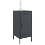 vidaXL Buffet anthracite 36x39x79 cm acier laminé à froid