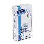 Paquet de 100 enveloppes blanches DL 110x220 80 g bande de protection GPV