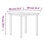 vidaXL Mobilier à dîner d'extérieur avec coussins 3 Pièces Gris et noir