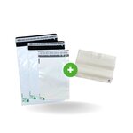 Kit emballage colis express - lot de 30 pochettes plastiques (10 pochettes x 3 formats)