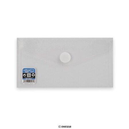 Lot de 20 enveloppes grise claire avec fermeture velcro 125x225 mm v-lock