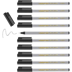 Feutre Office Liner 89 Pointe Extra Fine Noir 0 3 mm x 10 EDDING