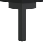 vidaXL Buffet haut Noir 69 5x34x180 cm Bois d'ingénierie