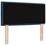 Cabeça de cama vidaXL Design Lignes Bleu 80 cm Tissu