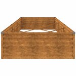 vidaXL Lit surélevé de jardin 291x100x36 cm acier corten