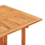 vidaXL Table pliable de jardin papillon 150x90x75 cm Bois teck solide