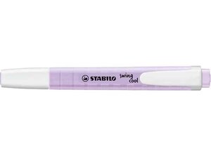 Surligneur Swing cool Edition Pastel Pointe Biseau 1 - 4 mm Lilas pastel x 10 STABILO