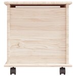 vidaXL Coffre de rangement à roulettes ALTA 73x39 5x44 cm bois de pin