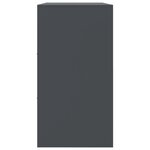 vidaXL Buffet anthracite 99x39x73 cm acier