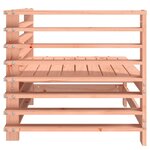 vidaXL Canapé d'angle de jardin bois massif douglas