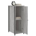 vidaXL Tables de chevet 2 Pièces sonoma gris 32x42x80cm bois d'ingénierie