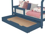 Tiroir de lit 120 x 200 BUDDY - bleu marine