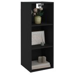 vidaXL Armoire murale Noir 34 5x32 5x90 cm Bois d'ingénierie