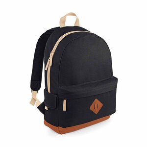 Sac à dos loisirs style rétro Heritage Backpack - BG825 - noir