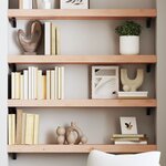vidaXL Étagère murale 100x20x6 cm bois de chêne massif non traité