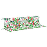 vidaXL Coussins de banc de jardin lot de 2 multicolore 200x50x7 cm