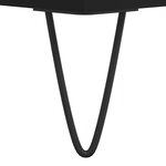 vidaXL Buffet noir 40x35x70 cm bois d’ingénierie