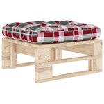 vidaXL Pouf palette de jardin bois de pin imprégné