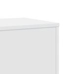vidaXL Support pour plantes blanc 33x33x100 cm bois d'ingénierie