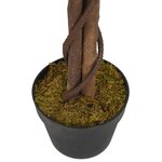 vidaXL Ficus artificiel 1008 feuilles 180 cm vert