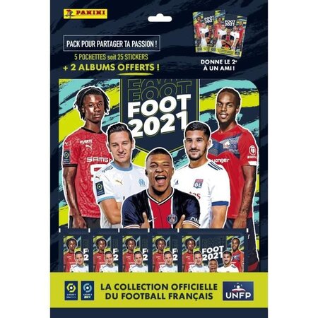 Panini Foot 2022 - 5 Pochettes + 1 Album