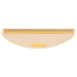 vidaXL Tapis d'escalier autocollants 15 Pièces 65x21x4 cm Beige