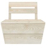 Salon de jardin meuble d'extérieur ensemble de mobilier palette 5 pièces bois d'épicéa imprégné 02_0018418