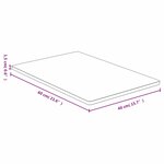 vidaXL Dessus de table 40x60x1 5 cm bambou