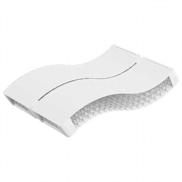 vidaXL Matelas à ressorts bonnell moyen 120x200 cm