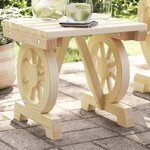 vidaXL Repose-pied de jardin 40x36 5x38 5 cm bois massif sapin