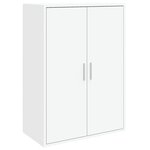 vidaXL Buffets 2 Pièces blanc 60x31x84 cm bois d'ingénierie