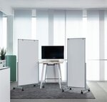 Tableau blanc mobile MAULpro easy2move 75x180cm gris MAUL