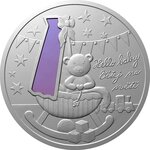 Pièce de monnaie en Argent 2 Dollars g 31.1 (1 oz) Millésime 2024 Crystal Series HELLO BABY