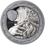 Pièce de monnaie en Argent 20 Dollars g 93.3 (3 oz) Millésime 2022 Eternal Sculptures II MOSES