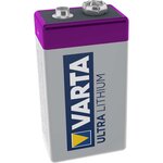 Pile bloc 9 V lithium 'Professional Lithium' VARTA